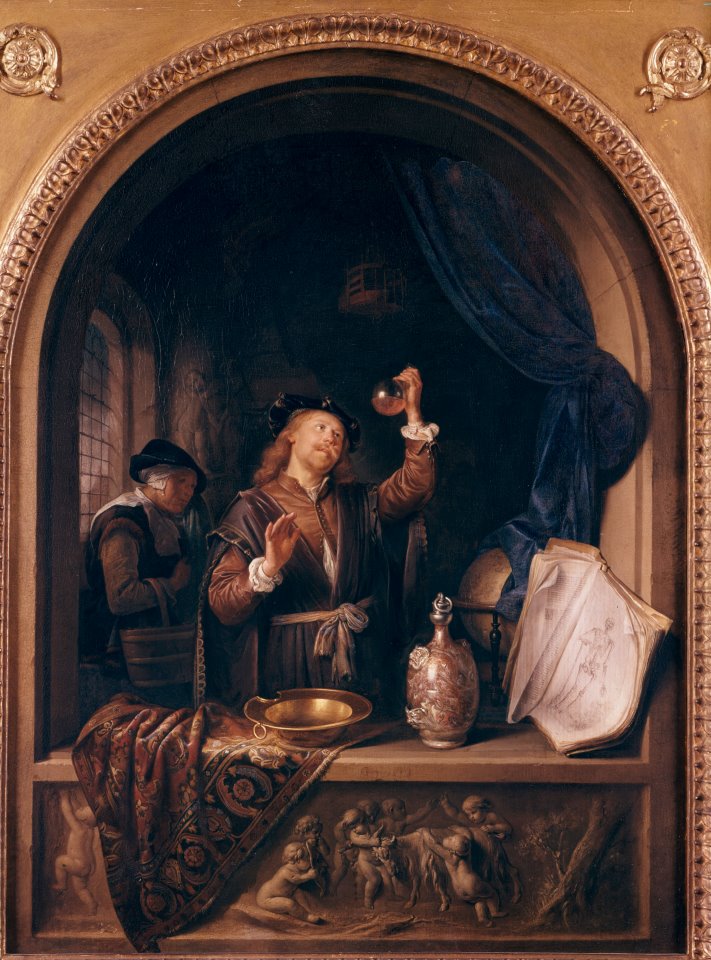 Imagen 2: Guerrit Dou, El médico, 1653, Kunsthistorisches Museum, Viena.