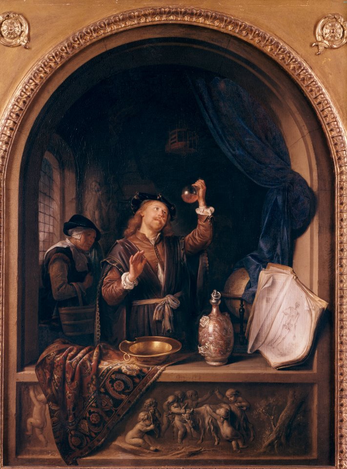 Imagen 2: Guerrit Dou, El médico, 1653, Kunsthistorisches Museum, Viena.