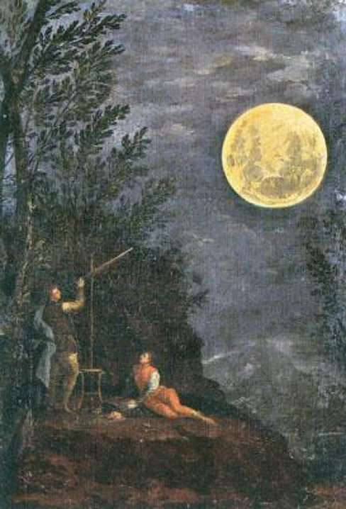 Imagen 10. Donato Creti, Observación astronómica de la Luna, Pinacoteca Vaticana (1711)