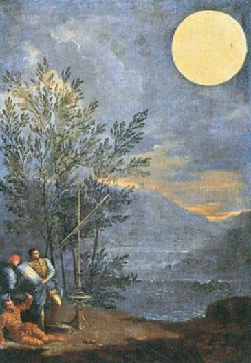 Imagen 11. Donato Creti, Las observaciones astronómicas del Sol, Pinacoteca Vaticana (1711)
